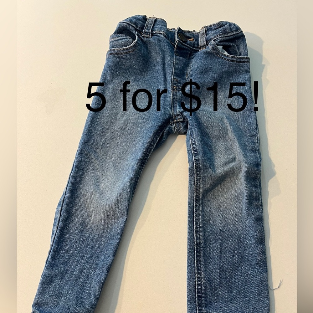 EUC 2T jeans unisex adjustable waist